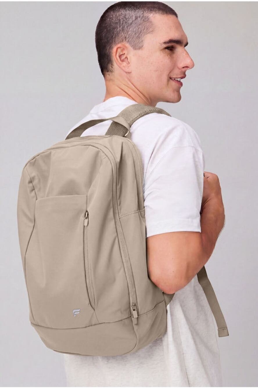 New Fabletics The Sleek Backpack Brutalist Khaki O/S